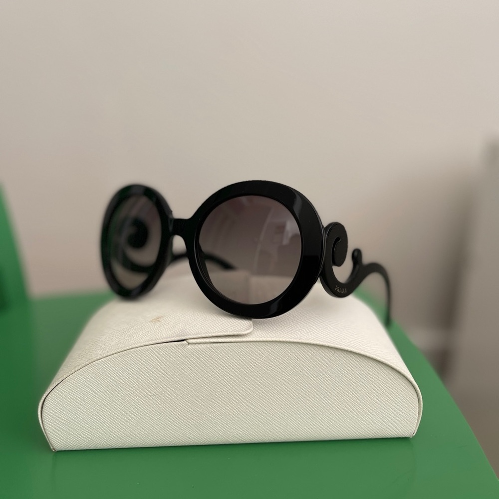 Prada round baroque sunglasses